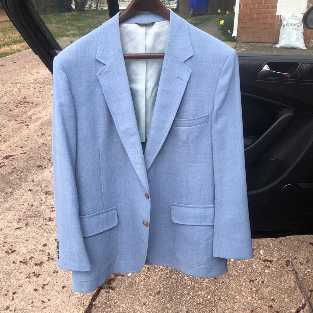 Men's Light Blue Blazer